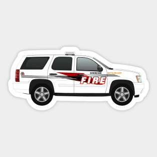 birmingham battalion chief car Sticker